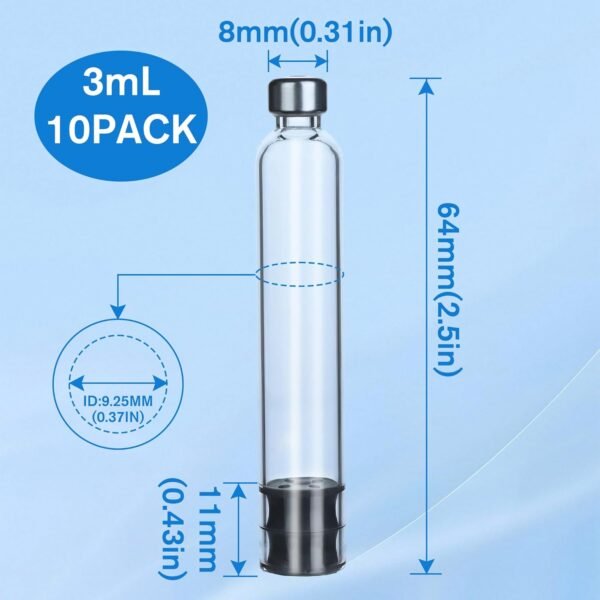 4 Sterile 3ml Cartridges - 20 Pack
