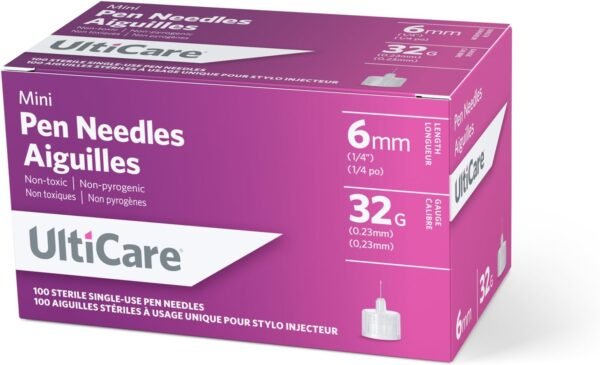 UltiCare Micro Pen Needles 6mm 32G