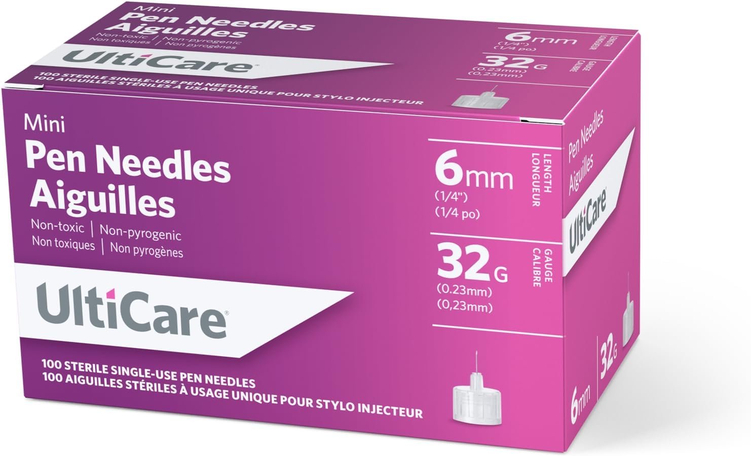 UltiCare Micro Pen Needles 6mm 32G
