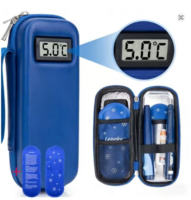 Blue Temperature Travel Case