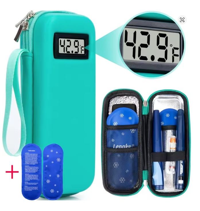 Teal Temperature Travel Case